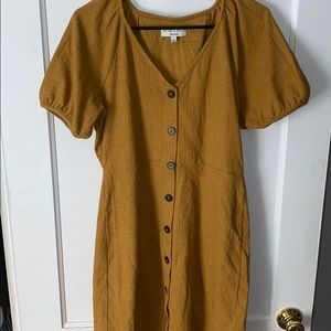 Mustard dress